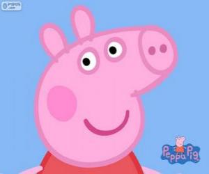 yapboz Peppa Pig yüzü